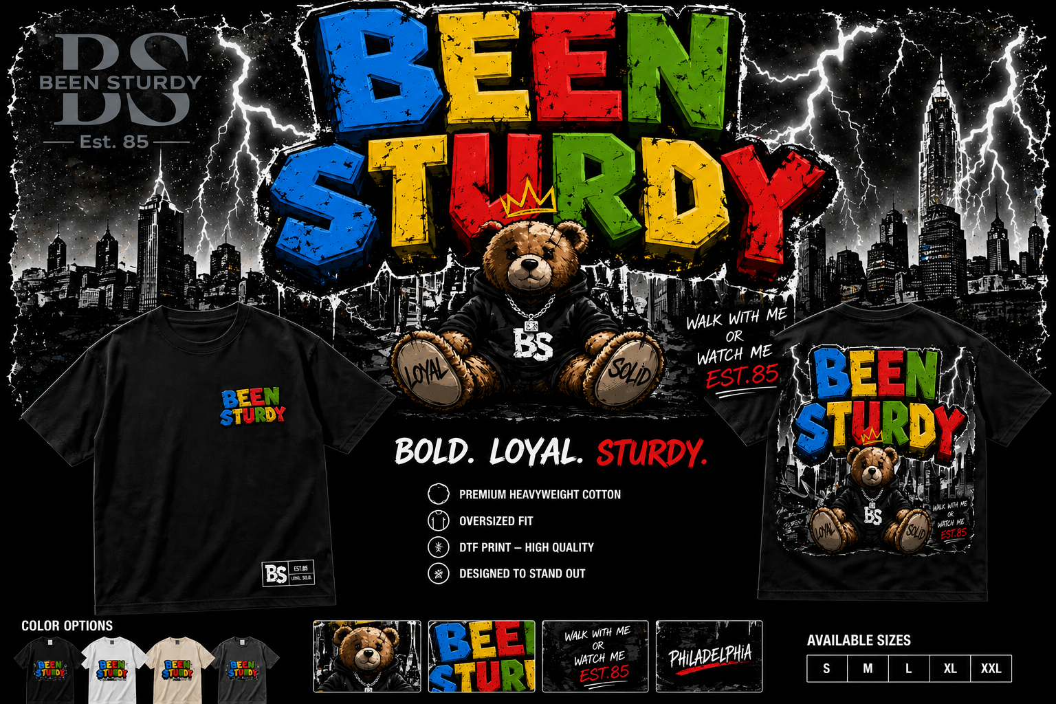 Been Sturdy signature tee collection